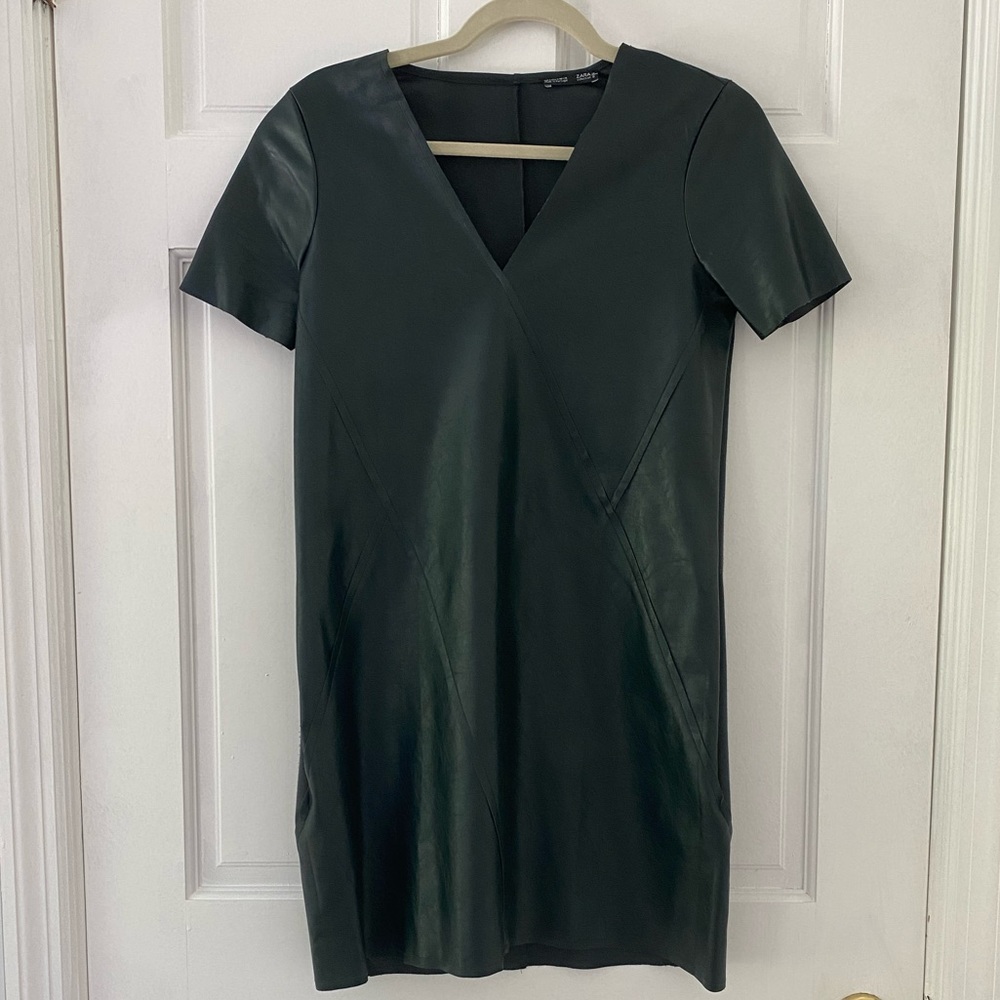 Faux Leather Zara Dress